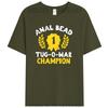 Bead Tug-O-War Champion Funny Saying Humor Men Women 100% Cotton T-Shirt Tees Tops