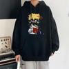 Japanese Cartoon Anime Hoodies Men Women Casual Harajuku Fashion O-Neck Long Sleeve Pullover Autumn Winter Fleece Sweatshirts
