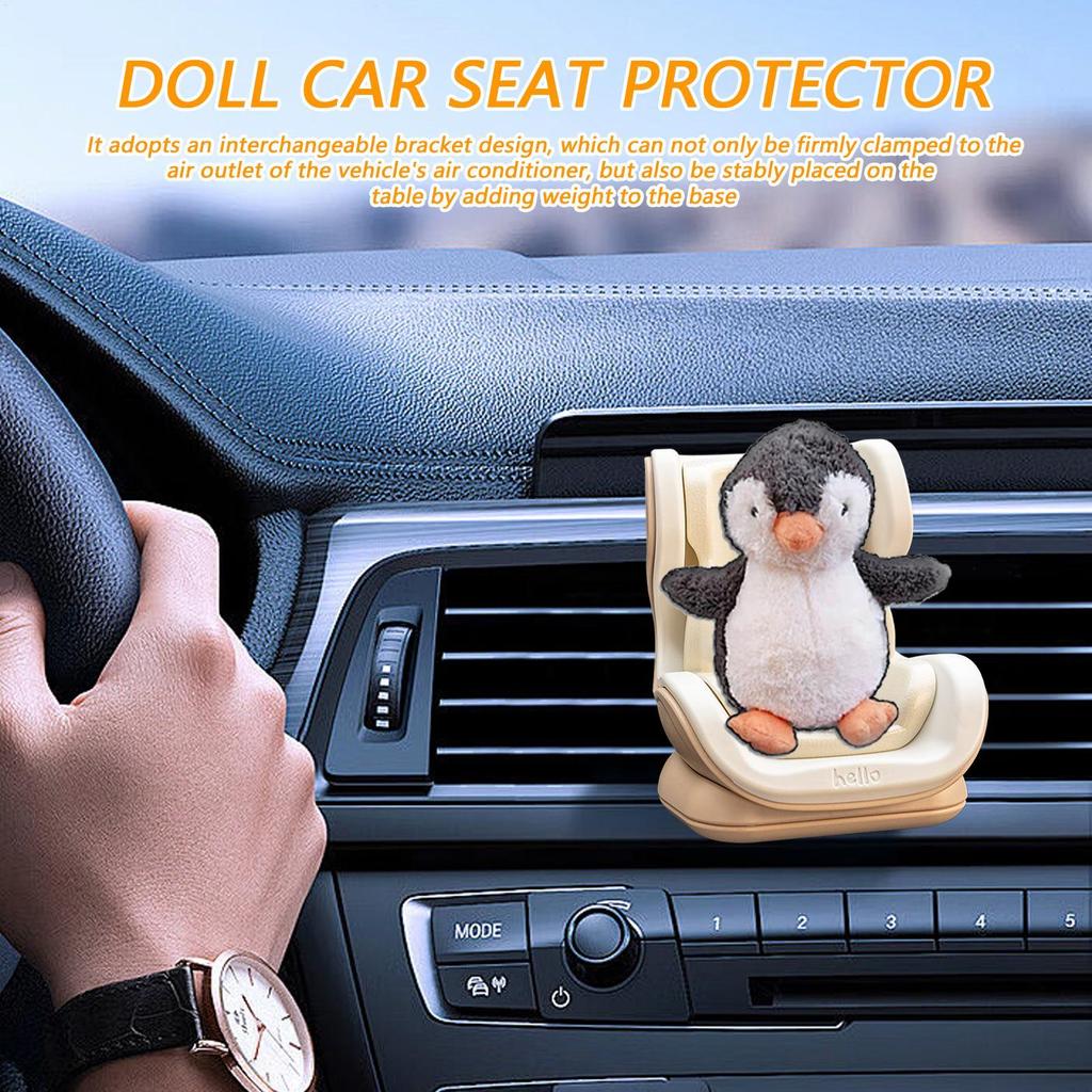 Кукольное автокресло, кресло безопасности для маленьких кукол, настольное украшение, плюшевая игрушка, автокресло для седана, грузовика, для любителей творческих игр, для игр