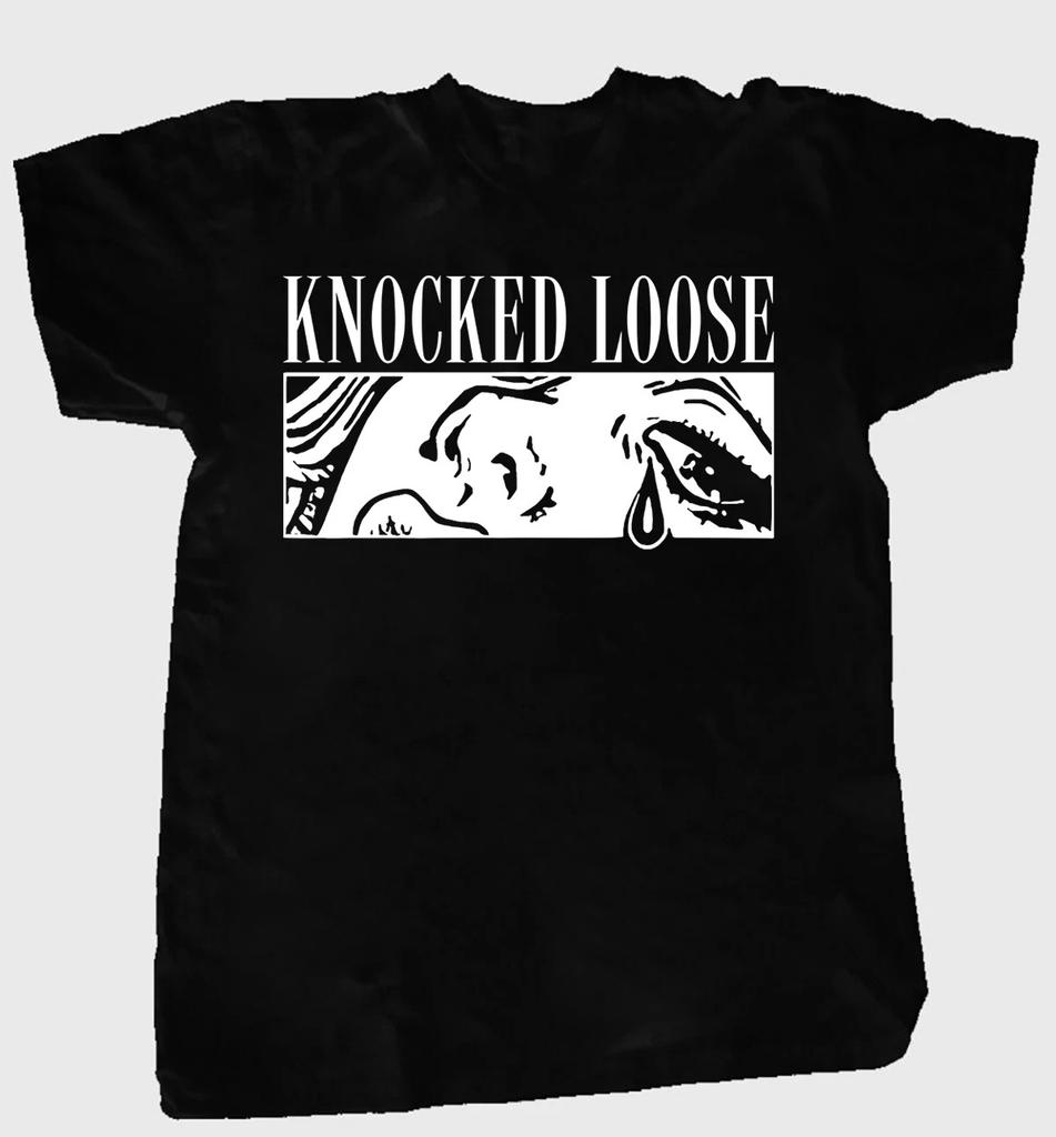 Knocked Loose Band Collection Album Heavy Cotton Black T Shirt CM430