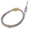 Датчик термопары типа K 18 NPT 80 мм Температурный зонд Желтый разъем ?от 100 до 1250 градусов Цельсия