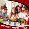 Hungdao 24 шт. Гибкие игрушки-ниндзя для мальчиков и девочек, Гибкие фигурки ниндзя, Гибкие игрушки, Сувениры для вечеринки в стиле ниндзя, Игрушки для вечеринки в честь дня рождения, Подарок