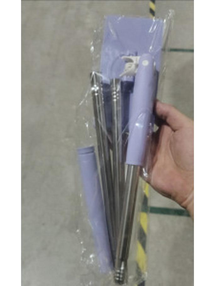 Телескопическая швабра для мытья автомобиля с двумя головками из шенилла и мягкой щетиной