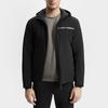 Fila Fitness Warm Comfortable Skin-Friendly Soft Cotton Jacket Men Jacket Deep-Black A11M511901F-BK