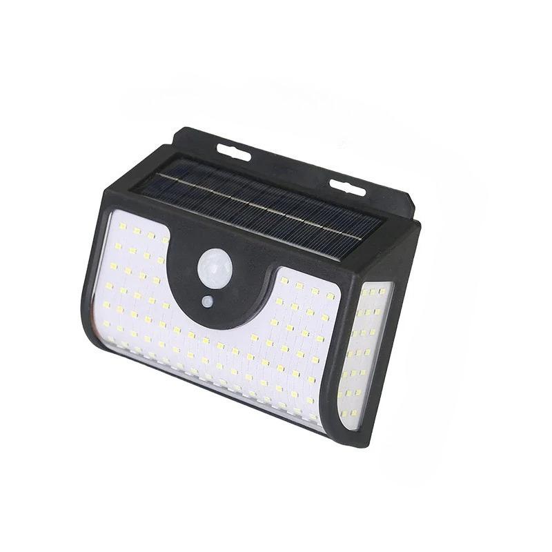 IP65 Waterproof 134LED Solar Motion Sensor Wall Light 3 Sides Outdoor Security Lamp for Yard Garden Garage Pathway Decor