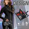 Чехол-кошелек для Motorola Edge 70 5G с текстурой змеиной кожи, из ПУ-кожи, с плечевым ремнем