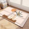 Коврик для пола Nordic Wind Soft Diatom Mud Flower Home Bathroom Non-Slip Mat Toilet Toilet Absorbing Foot Mat