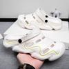 Мода 2025 Мода Мужские тапочки Новые летние тапочки Уличные пляжные тапочки Классические мягкие мужские садовые тапочки Домашние женские сабо тапочки