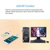 Мини USB WiFi адаптер 150 Мбит/с 2,4 ГГц 2 дБи Беспроводная сетевая карта MT7601 Сетевая карта Wi-Fi ресивер адаптер для ПК настольного ноутбука