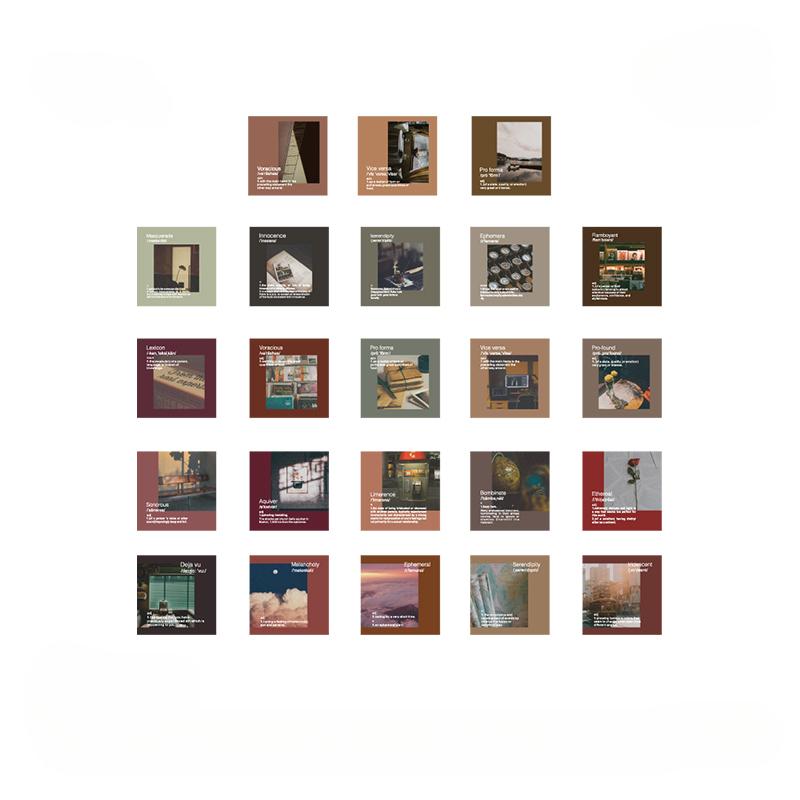 46 шт./коробка Коллекция грибов Декоративные наклейки Скрапбукинг своими руками Наклейка для дневника Канцелярские принадлежности Альбом Журнал Наклейка