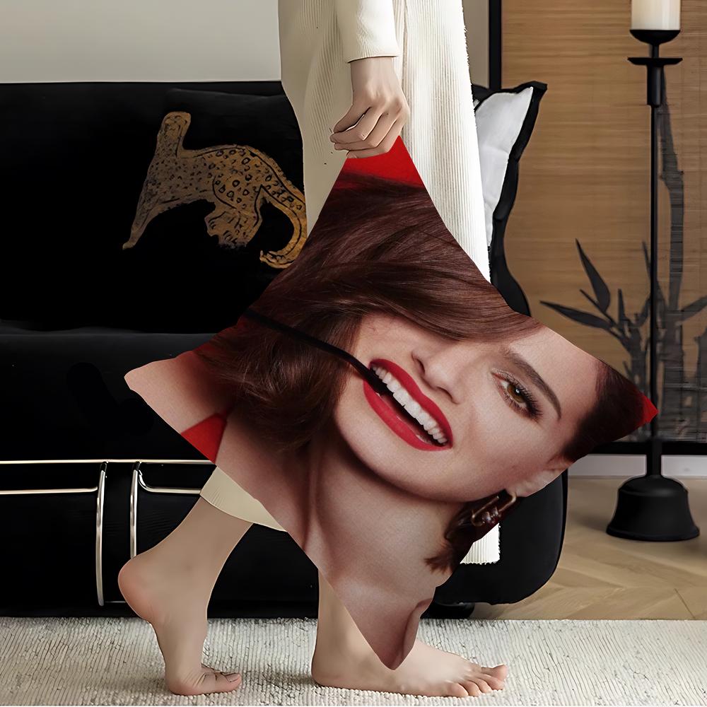 Natalie Portman Pillow Cover Design Cushion Cover Decor Holiday Decorati