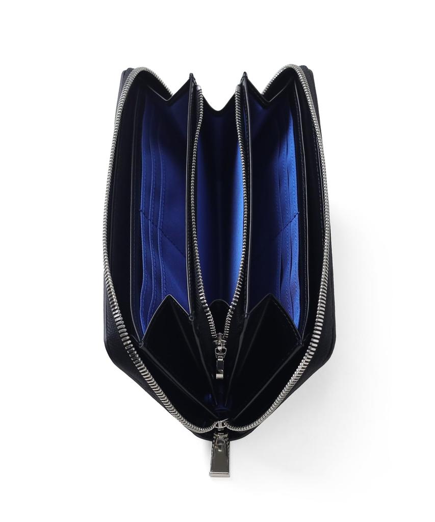 Lanvin en Bleu Длинный кошелек на круговой молнии Аксессуары Батлер Мужской Черный