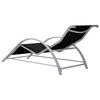 Sun Lounger Textilene and Aluminum Black