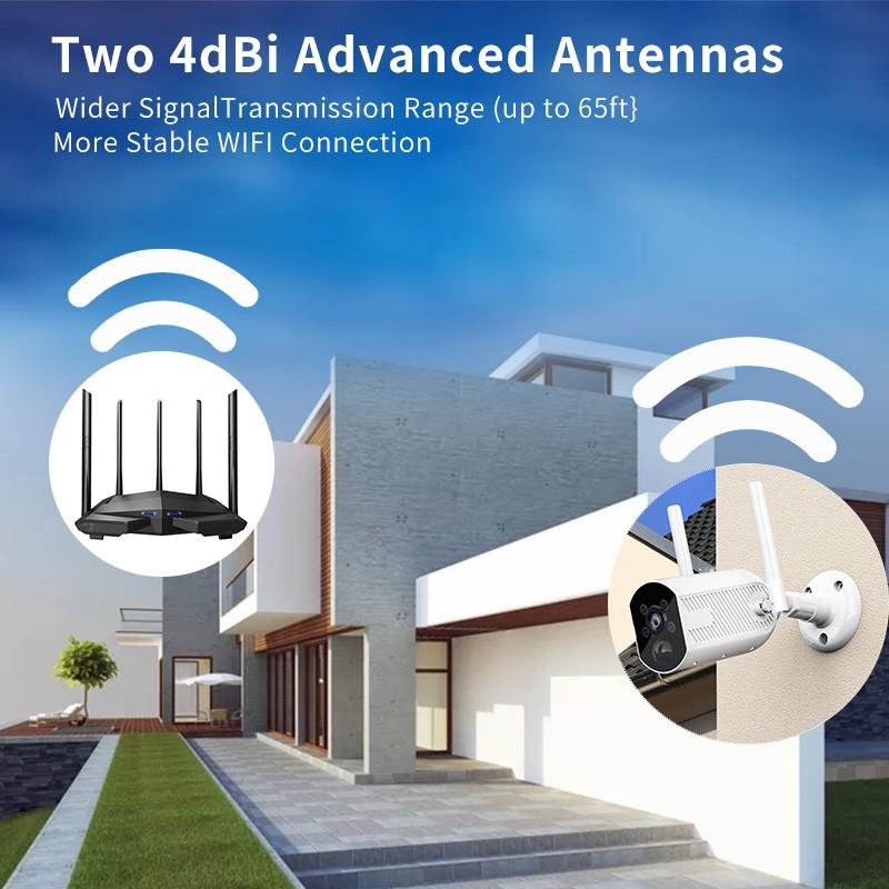 5Ghz&2.4Ghz 1080P Outdoor IR Night Vision IP Wifi Camera Security System Surveillance Waterproof Wireless Outdoor Waterproof Camera System