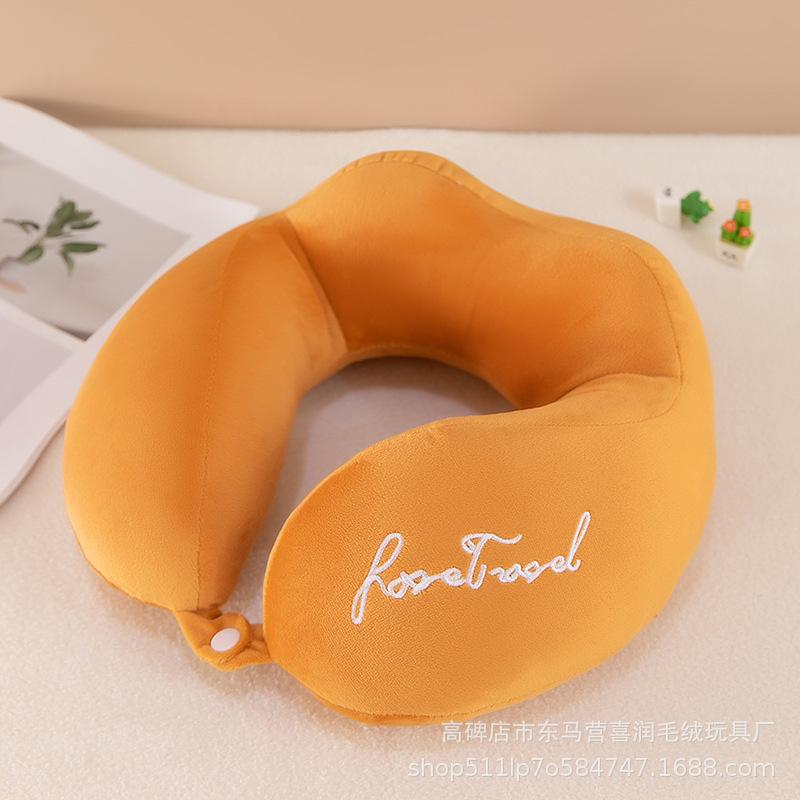 Подушка для путешествий, Подушка для шеи, Поддержка шеи, головы и подбородка, Милая дорожная подушка для шеи с рисунком для мальчиков и девочек, Дорожные аксессуары для самолета, автомобиля, откидывания