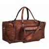 Men's Handcrafted UNIQUE Quality Travel Bag Genuine Leather Duffle Gym Bag
