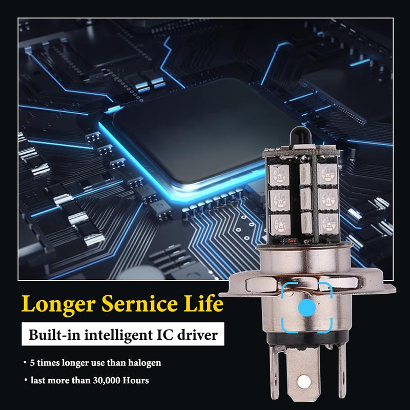 2pcs h11 led rgb 5050 chips h1 led rgb h3 led rgb h7 led car bulb flashing h8 Led fog light 9005 hb3 led hb4 9006 car fog lamp