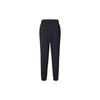 Adidas Solid Color Straight-Leg Drawstring Casual Pants Men Bottoms Black GE0398