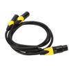 Noiseless XLR Splitter Cable Plug and Play XLR Y Cord Female to Dual Male  Speaker Connection