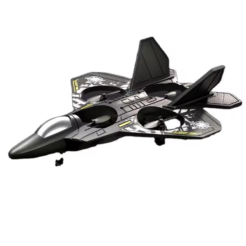 New Remote Control Aircraft 2.4G Fighter Gravity Sensor Helicopter Glider with Light EPP Foam Fighter Fixed Wing Quadcopter Boys Children Gift Toy