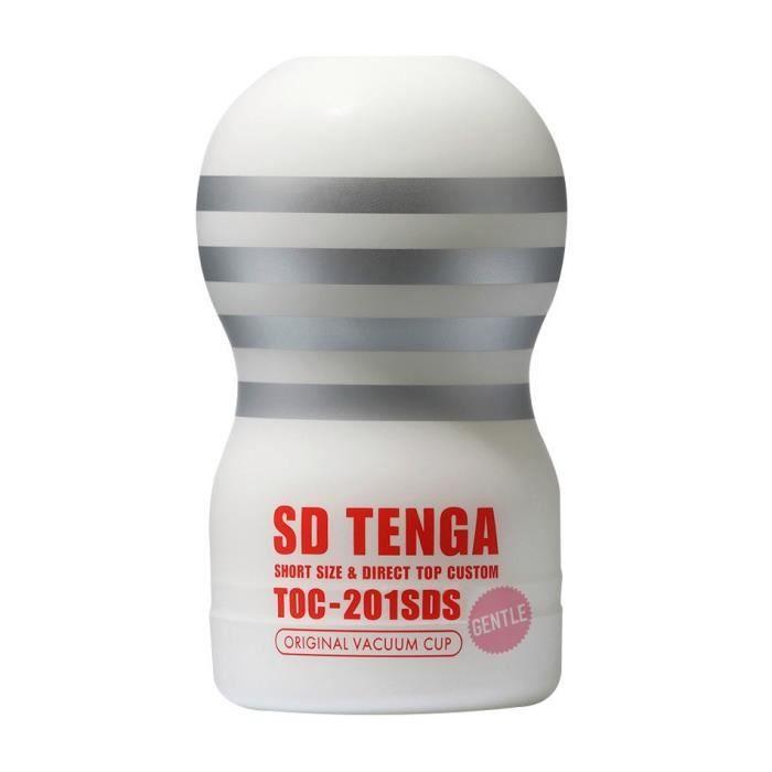 Masturbateur - Tenga - SD Vacuum Cup - Blanc - Avec succion - Usage unique non