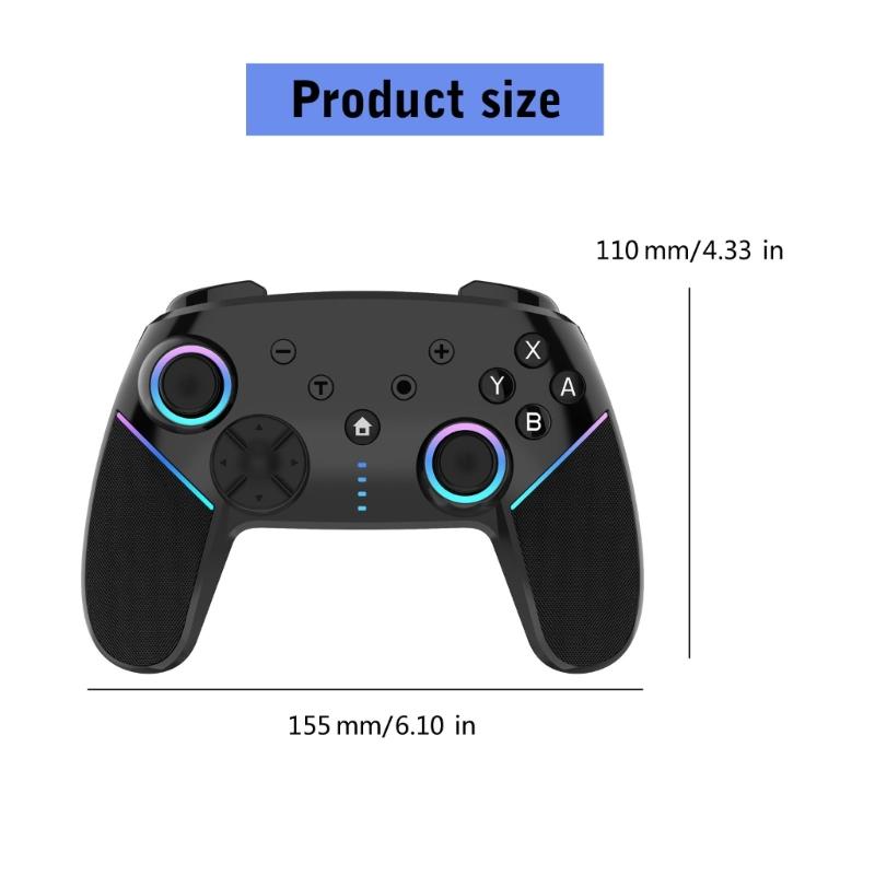 Беспроводной контроллер Bluetooth-совместимый Геймпад Джойстики для Switches /Lite/OLED Программируемая функция