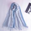 Elegant Celebrity Style Tie-dye Gradient Fringe Scarf Autumn and Winter Shawl Imitation Cashmere Warm Scarf Female