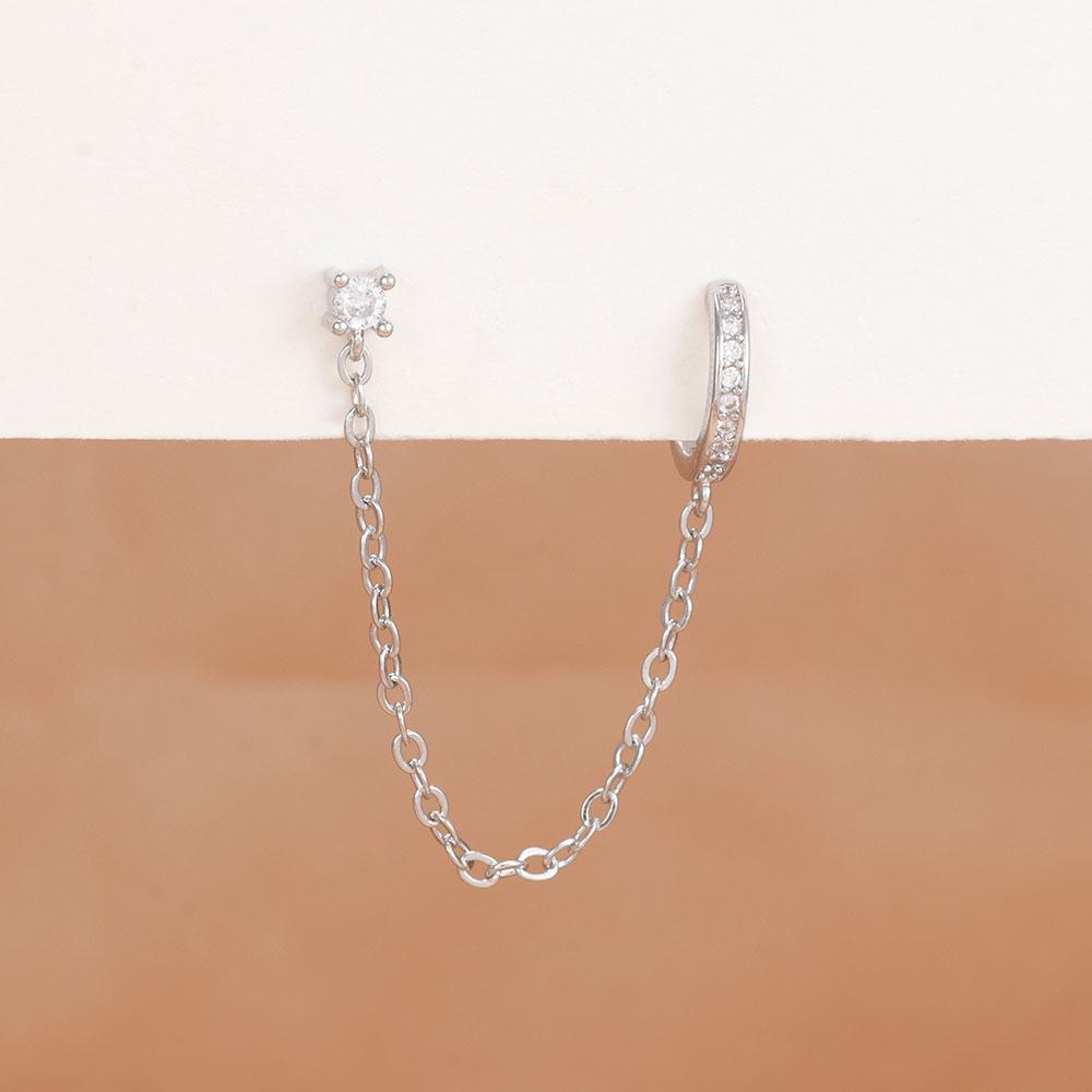 Трендовые медные клипсы для ушей без прокола с кисточками из циркония – Модная бижутерия в стиле легкой роскоши для женщин