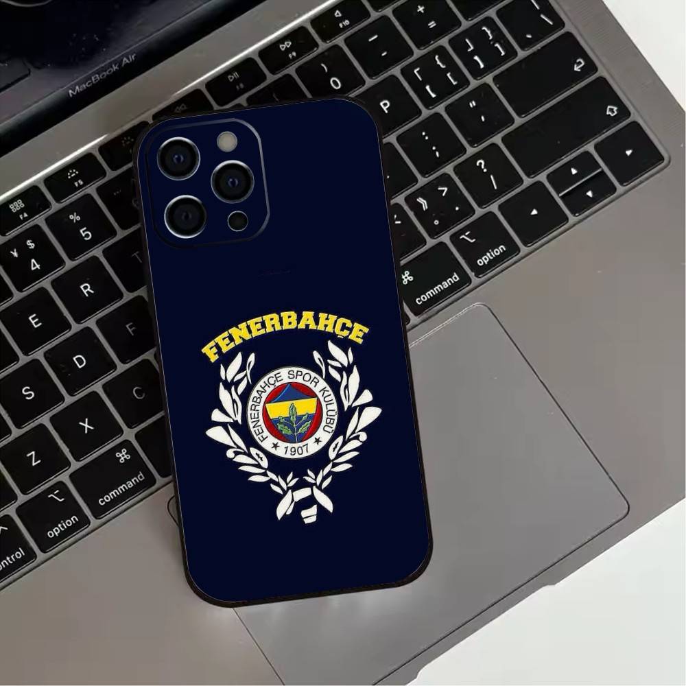 Крутой чехол для телефона с узором Т-Турция Фенербахче-Эс Для iPhone17,16,15,14,13,12,11 Plus,Pro Max Мягкий Черный Чехол