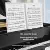 A4 Non-Reflective Multi-Function Music Clip & Transparent Insert Folder for Piano Scores