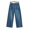 Summer New Arrival Women's Clothing American Retro High Waist Slim Looking Drape Narrow Version Loose Casual Denim Mop Trousers