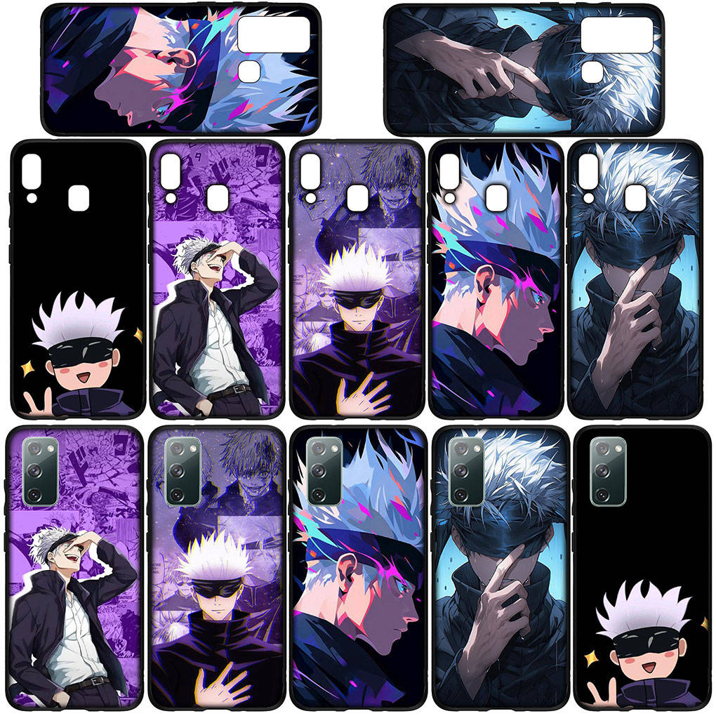 Для iPhone 16 15 Xiaomi Redmi Note 14 13 12 11 Pro Max X 8 16e Samsung Galaxy S25 S24 S23 Moto OPPO Huawei Jujutsu Gojo Satoru Kaisen аниме-чехол для телефона