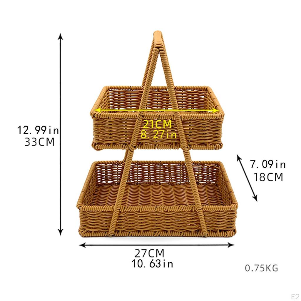 Корзина для хранения Фрукты Рустик Универсальный Настольный органайзер Миска для кладовой Спальни