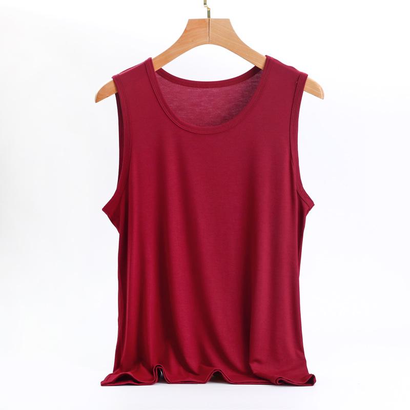 Men's Plus Size Slim Fit Modal Tank Top - Sleeveless Summer Sports Base Layer Undershirt 2023