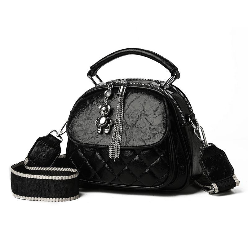 Сумка-цепочка Простая ромбовидная решетка Дизайн Высокая рука Накладная сумка через плечо Сумка через подмышку Все Стильная женская сумка