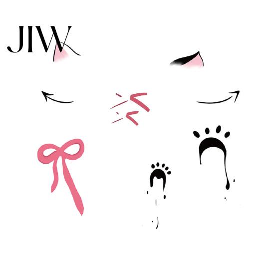 Cosmetic Grade Ink Face Decals Halloween Tattoo Stickers, Waterproof Scary Makeup for Party, Funny Tattoos Temporary Wound Scar Body Art Kids