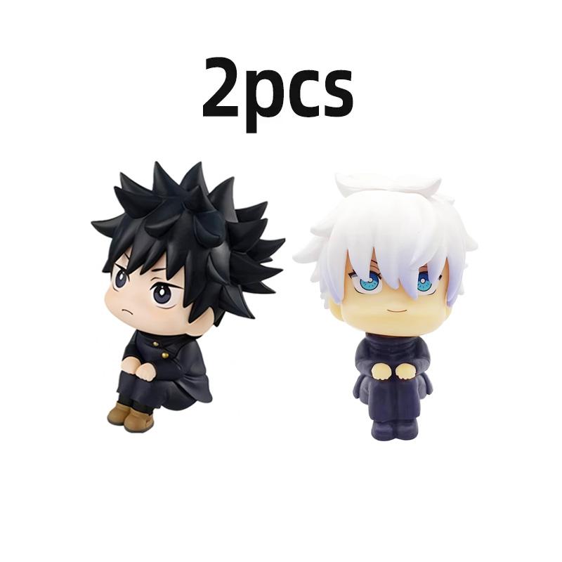 10cm Jujutsu Kaisen Anime FigureYuji Itadori Gojo Satori Fushiguro Megumi Kugisaki Kawaii Toy PVC Model Action Figure Gifts
