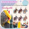 Акриловый брелок для девочек, новая подвеска для сумки, аксессуары, ювелирные изделия