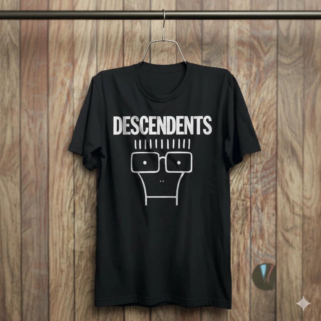 Descendents Milo Punk Rock Band Graphic T-Shirt Black Hardcore Tee - T358