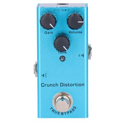 Педаль эффектов для электрогитары Crunch Distortion Mini True Bypass из алюминиевого сплава DC 9V JDF?3