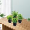 Маленькие искусственные растения комнатные растения искусственный бонсай для ванной комнаты гостиной стола