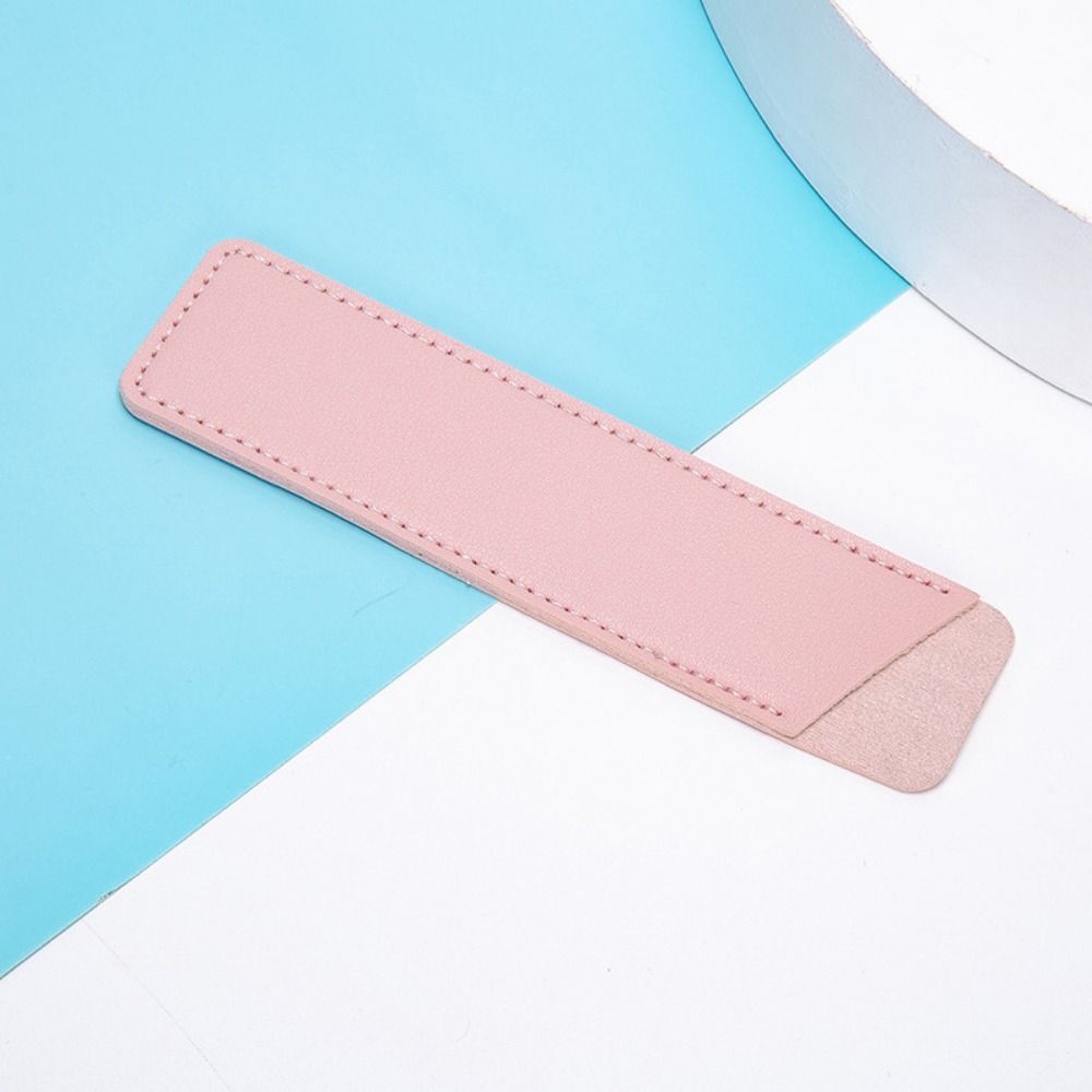 Handmade Pen Protective Bag PU Leather Pen Sleeve Pouch Pen Case Pocket Leather Pen Bag Stationery