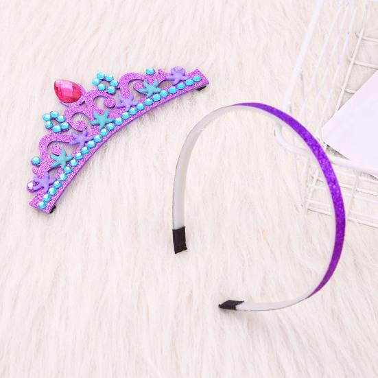 Океанская морская звезда, Русалка, повязка на голову принцессы со стразами, Корона принцессы, вечерние повязка для волос, детский праздничный обруч на голову, аксессуары для головных уборов