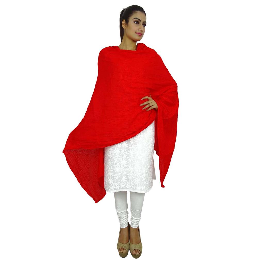 Индийский длинный палантин Dupatta Chunni из смеси хлопка, шарф с запахом на шею, бросок Wih