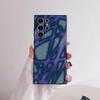 Модный абстрактный чехол для телефона Samsung Galaxy S25 S24 S22 S23 Ultra S21 S20 Plus 5G, матовый, нескользящий, полное покрытие, мягкий чехол