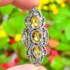 Citrine Gemstone 925 Sterling Silver Gift Jewelry Ring Size 6.5