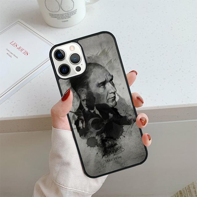 Чехол для телефона Мустафы Кемаля Ататюрка Для iPhone 17 Air 13 12 14 15 16 Чехол Для Apple 14 15 16 Pro Max Plus Coque