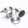 1pc Stainless Steel Fine Mesh Tea Infuser Basket With Dual Handle Loose Leaf Tea Funnel Strainer For Tea Room Home Use