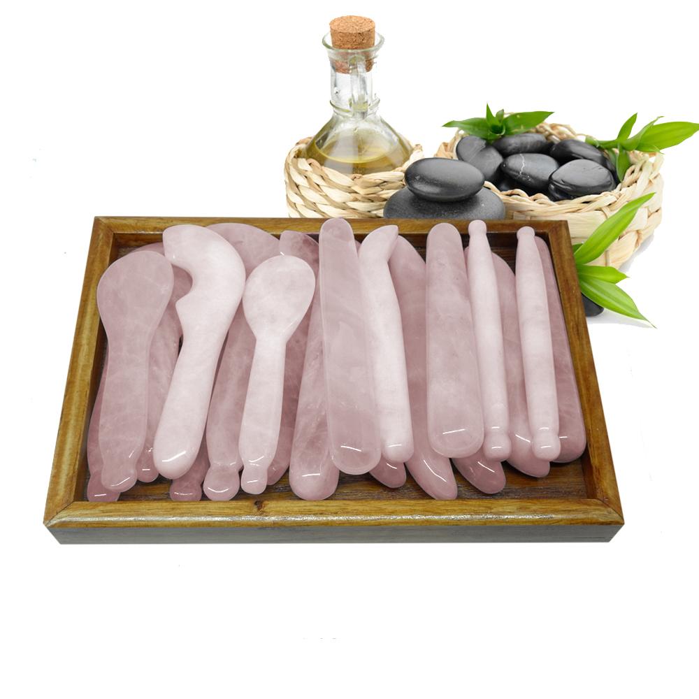 Rose Quartz Roller Slimming Face Massager Lifting Tool Natural Jade Facial Massage Roller Stone Skin Massage Beauty Care