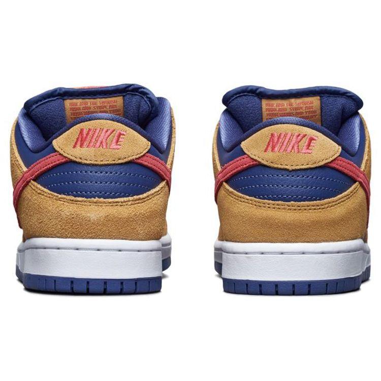 Nike Кроссовки унисекс Dunk Low SB Reverse Papa Bear Tan Wheat Light-Fusion-Red BQ6817-700